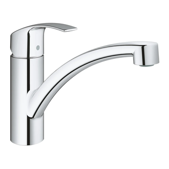 Смеситель для кухни с поворотным изливом Grohe Eurosmart (цвет - хром) (33281002) фото 4 Aquada.com.ua