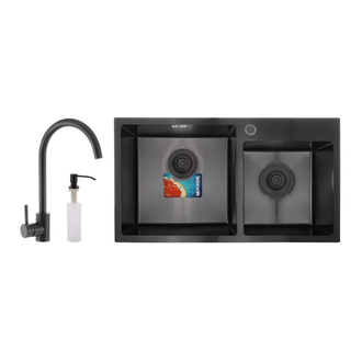 Mixxus SET-7843D-PVD Набір для кухні, чорний (MX0585)