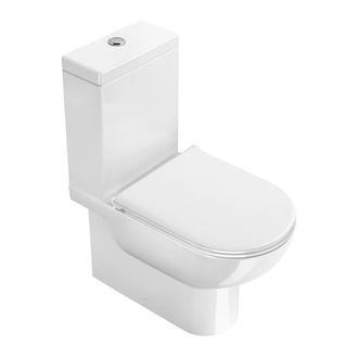 Унитаз-компакт с бачком 35 х 15 х h46 см Catalano Sfera и сиденьем Soft Close Plus (ободковый) 1MPSFN00+1CMSZ00+5SCSTP000