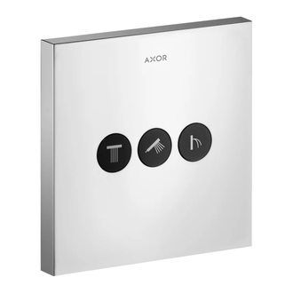 Вентиль скрытого монтажа для 3 потребителей Axor ShowerSelect (цвет - хром) (36717000) фото 1 Aquada.com.ua