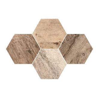 Мозаїка Timber Hexagon RECT 283x408x9,5 StarGres (5903978231573)