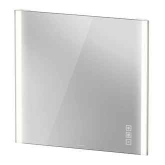 Зеркало с LED подсветкой Duravit XViu 82 х 4 х h80 см, версия "icon" (XV70420B1B1) фото 1 Aquada.com.ua