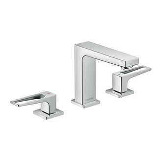 Смеситель для раковины Hansgrohe Metropol (цвет - хром), с донным клапаном Push-Open (74514000) фото 1 Aquada.com.ua