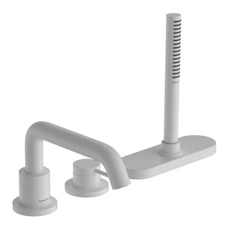 Hansgrohe Tecturis S Змішувач на борт ванни, білий матовий (73447700)