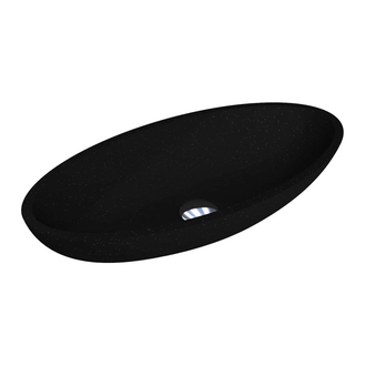 MIRAGGIO Умывальник NICE BLACK MIRASTONE (0000429)