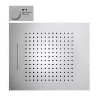 Верхній душ BOSSINI DREAM / 2 дощ, каскад, для підвісної стелі 57x 47сm, mat white (H38925000045016)