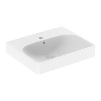 Маленькая (мини) раковина Geberit Smyle Square 50 х 41 х h16 см (500.256.01.1) фото 1 Aquada.com.ua