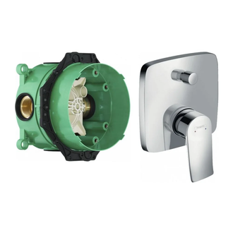 Змішувач для ванни Hansgrohe Metris, з інсталяційних блоком (31454000/01800180) (31454000_01800180)