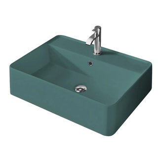 Nic-Design Умивальник на стільницю Nic Design Semplice 60х45х16 см з отвором під змішувач, Amazzonia глянець C/F (001384077 CF)