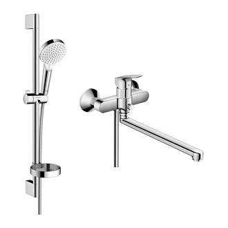Набор смесителей для ванны 2-в-1 Hansgrohe Logis (цвет - хром) (1282019) фото 1 Aquada.com.ua