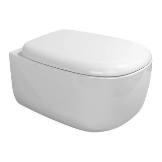 Унітаз підвісний Flaminia Bonola 54x38 із системою Goclean, білий глянсовий (BN118G)