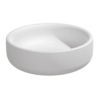 Умивальник на стільницю Flaminia Bonola, без переливу, 50 см, latte milky white matt (BN50A) (BN50ALAT)