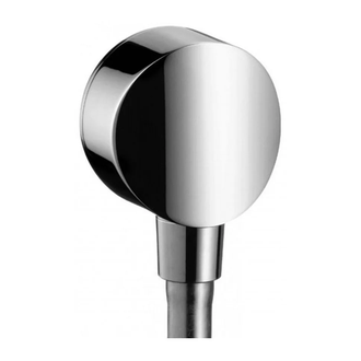 Перехідник для гнучкого шланга Hansgrohe Fixfit із захистом від зворотного струму води, хром (27456000)