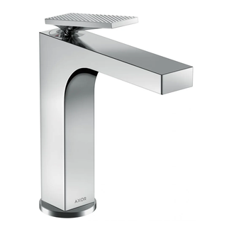 Змішувач для умивальника Axor Citterio 160 Lever rhombic cut pop-up, Chrome (39071000)