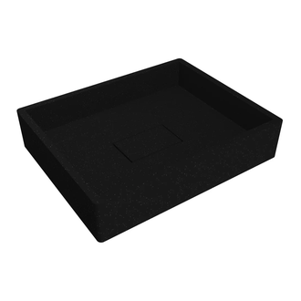 MIRAGGIO Умывальник CAPRI BLACK MIRASTONE (0000390)