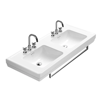 Раковина двойная Catalano Canova Royal 125 х 54 см (1125CV00) фото 1 Aquada.com.ua