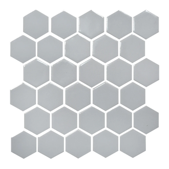 КОТТО КЕРАМІКА Мозаїка HEXAGON H 6002 Grey Silver 295х295х9 Кераміка Лео УКРАЇНА