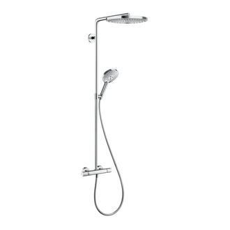 Душевая система с термостатом Hansgrohe Raindance Select S Showerpipe 300 2jet (цвет - хром/белый) (27133400) фото 1 Aquada.com.ua
