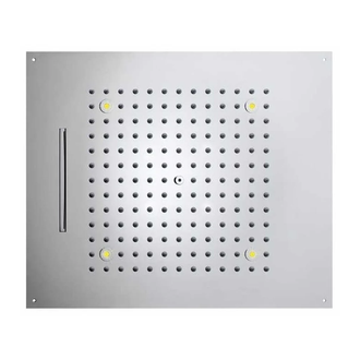 Верхній душ BOSSINI Dream / 2 дощ, каскад, 4RGB LED, для підвісної стелі 57x 47сm, хром (H38905000030016)
