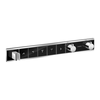 Термостат, скрытого монтажа, на 5 потребителей Hansgrohe RainSelect (цвет - хром/чёрный) (15358600) фото 1 Aquada.com.ua