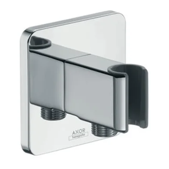 Шланговое подсоединение с держателем Axor Urquiola (цвет - хром) (11626300) фото 1 Aquada.com.ua