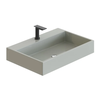 Nic-Design Умивальник підвісний NIC Design Cool 75x51 см без отвору під змішувач, Cemento (001231047)