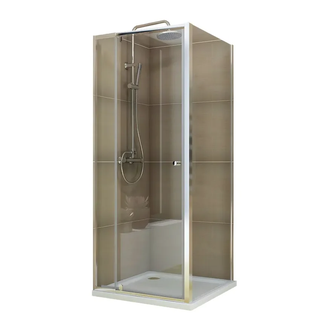 Koer SR SC05-90x90 Душевая кабина, прозрачное стекло, хром (KR5363)
