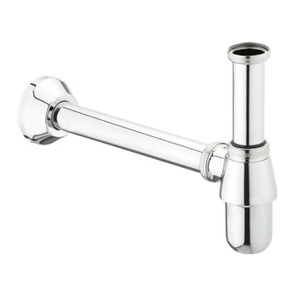 HANSGROHE Сифон-стакан для умывальника, хром (52010000) фото 1 Aquada.com.ua