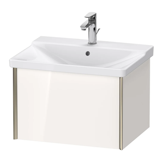 Тумба подвесная под раковину Duravit XViu 61 x 46,9 см, белый глянцевый (XV40150B122) фото 1 Aquada.com.ua
