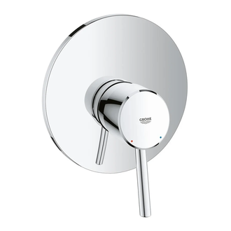 Смеситель однорычажный для душа Grohe Concetto DN 15 (цвет - хром) со встраиваемой и наружной частью (32213001) фото 1 Aquada.com.ua