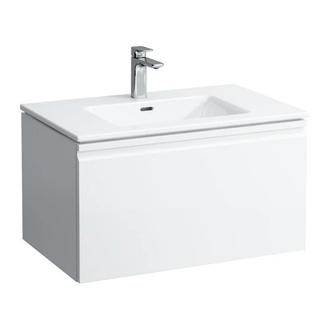 LAUFEN PRO S тумба, в комплекте с умывальником 80*50см, белый глянец (H8609634751041) фото 1 Aquada.com.ua