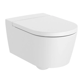 Унітаз підвісний Roca Inspira Square Rimless 56х37, білий (A346527620)