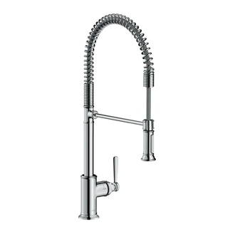 Смеситель для кухни Semi-Pro, однорычажный Axor Montreux (цвет - хром) (16582000) фото 1 Aquada.com.ua
