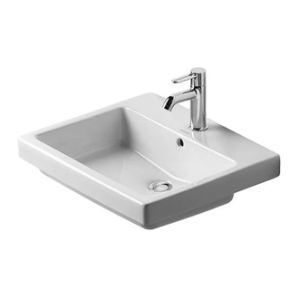 Раковина встраиваемая на столешницу (сверху) Duravit Vero 55 х 46,5 см (0315550000) фото 1 Aquada.com.ua