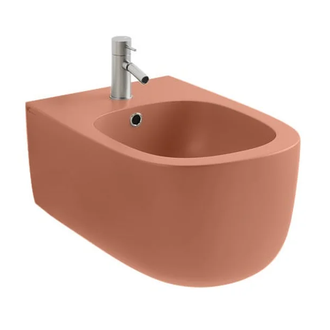 Nic-Design Біде підвісне Nic Design Ovvio 37,4х53х28,5 см, Fard глянець (004434072)