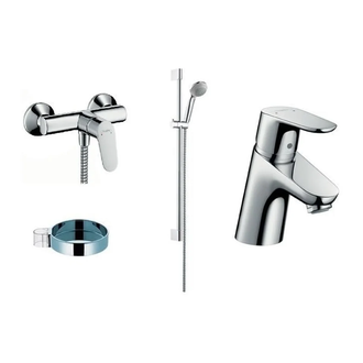 Набор смесителей для душа 3-в-1 Hansgrohe Focus E2 (цвет - хром) (31933000) фото 1 Aquada.com.ua