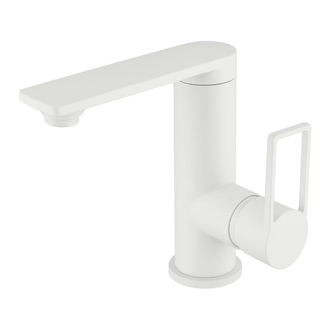 AIM Змішувач для раковини, білий (DG06514) (DG06514 frosted white)