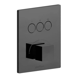 Смеситель для душа Paffoni Compact Box (цвет - чёрный матовый) (CPM519NO)