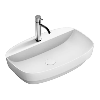 Раковина полувстраиваемая Catalano Green Lux Сolori 42 х 60 х h14 см, цвет - белый матовый 165GRLXNBM