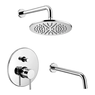 Paffoni Shower душевая система, хром (KITLIG015CR225248)