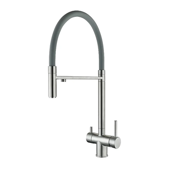 ZERIX KIT-021 Змішувач кухонний, сірий (ZX4861)