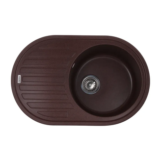 Мийка кухонна Zerix ZS-7750R-12 Коричнева (ZX4560)
