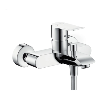 Смеситель для ванны Hansgrohe Metris (цвет- хром) (31480000) фото 1 Aquada.com.ua