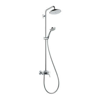 Душова система Hansgrohe Cromar 220 1jet Showerpipe зі змішувачем, хром (27222000)