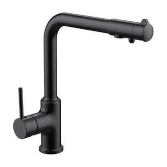 GAPPO G4390-10 змішувач кухонний, чорний (G4390-10)