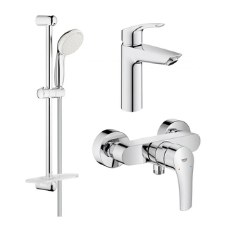 Grohe Eurosmart New Комплект смесителей, хром (UA123244M0)
