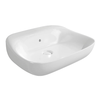 Раковина подвесная Flaminia Fluo 60 х 49 х h20 см, цвет - Latte opaco (матовый) FU60L Latte