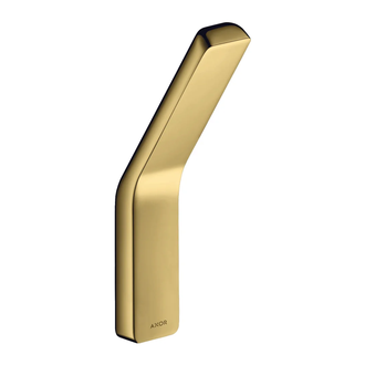 Крючок одинарный Axor Universal Accessories, полированное золото (42801990) фото 1 Aquada.com.ua