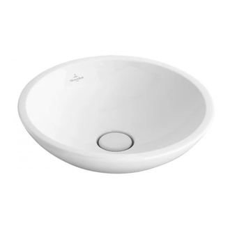 Раковина накладная на столешницу Villeroy & Boch Loop & Friends d=43 см (без перелива) (514401R1) фото 1 Aquada.com.ua