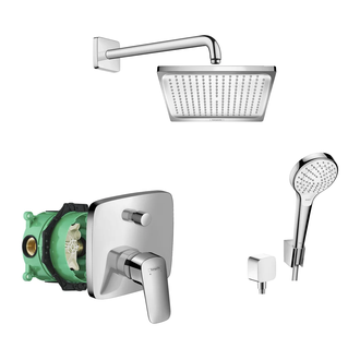 Душевая система скрытого монтажа Hansgrohe Logis/Croma (цвет - хром) (10502020) фото 1 Aquada.com.ua